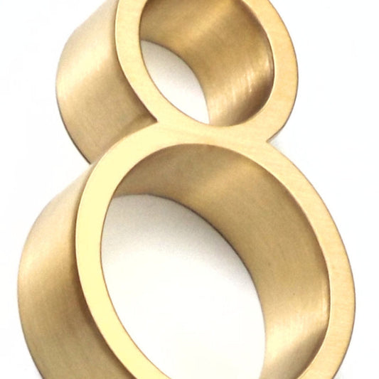 8x1.5in|204x38mm Brass - Satin #4 - No Clearcoat